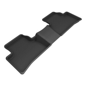 Toyota Corolla Cross Hybrid Floor Mat - Rear - 3D MAXpider - Kagu - Black - `25-`26 Toyota Corolla Cross Hybrid Floor Mat - Rear - 3D MAXpider - Kagu - Black - `25-`26